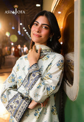 Asim Jofa Eid Essentials Ajubf-68 Digital Printed Lawn 3 Pcs