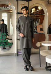 Asim Jofa Stitched Men's Premium Blended Suit-AJMRW-38