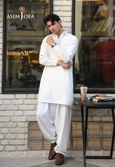 Asim Jofa Stitched Men's Premium Blended Suit-AJMRW-40