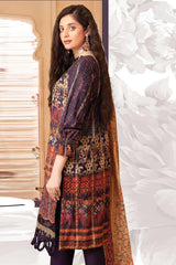 Mahee's by Riaz Arts Unstitched 3 Piece Emb Staple Slub Suit-SS-02
