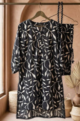 Aroob Stiched 2 Piece Summer Suit-D-0276-BLACK