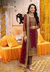 Asim Jofa Dastaan Ajda-20 Embroidered Chiffon 3 Pcs