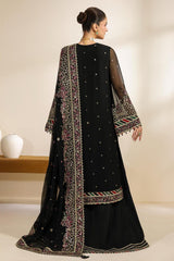 Meraki By Zarif Unstitched 3 Piece Luxury Formals Chiffon Edit Suit-ZR-MEK-02-MESHKI