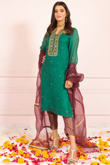 Soughaat By Zaaviay Stitched Henna (Two Piece)