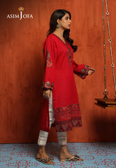 Asim Jofa Tara Sitara Ajtm-14 - Embroidered Self Jacquard 1 Pc