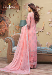 Asim Jofa Limited Edition Vol-1 2021 Ajle-08 Embroidered Chiffon 3 Pcs