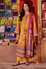 Asim Jofa Prints Unstitched 3 Piece Digital Lawn Drop-05 Suit-AJEL-02