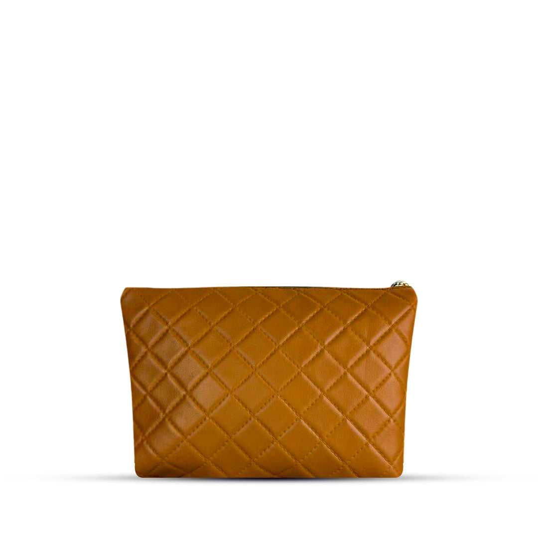 Fizz Makeup Pouch Brown women's handbag in brown by Bag X