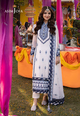 Asim Jofa Dastaan Ajda-06 Embroidered Chiffon 3 Pcs