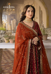 Asim Jofa Khwab-e-Naubahar Ajnb-10 Embroidered Chiffon 3 Pcs