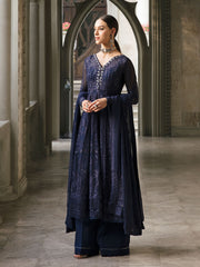 Gulaal Unstitched 3 Piece Emb Chiffon Eid Suit-Maya 05