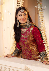 Asim Jofa Shehnai Festive Ajsh-19 Embroidered Raw Silk 3 Pcs