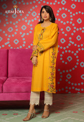 Asim Jofa Tara Sitara Ajtm-22 - 1 Pc Embroidered Self Jacquard 1 Pc