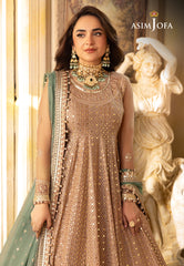 Asim Jofa Designers Limited Edition Ajnbd-03 Embroidered Chiffon 3 Pcs