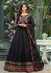 Asim Jofa Festive Jashn Ajfc-38 Embroidered Organza 3 Pcs