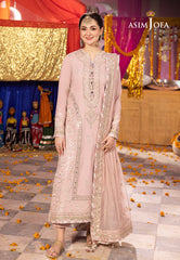 Asim Jofa Dastaan Ajda-17 Embroidered Lawn Silk 3 Pcs
