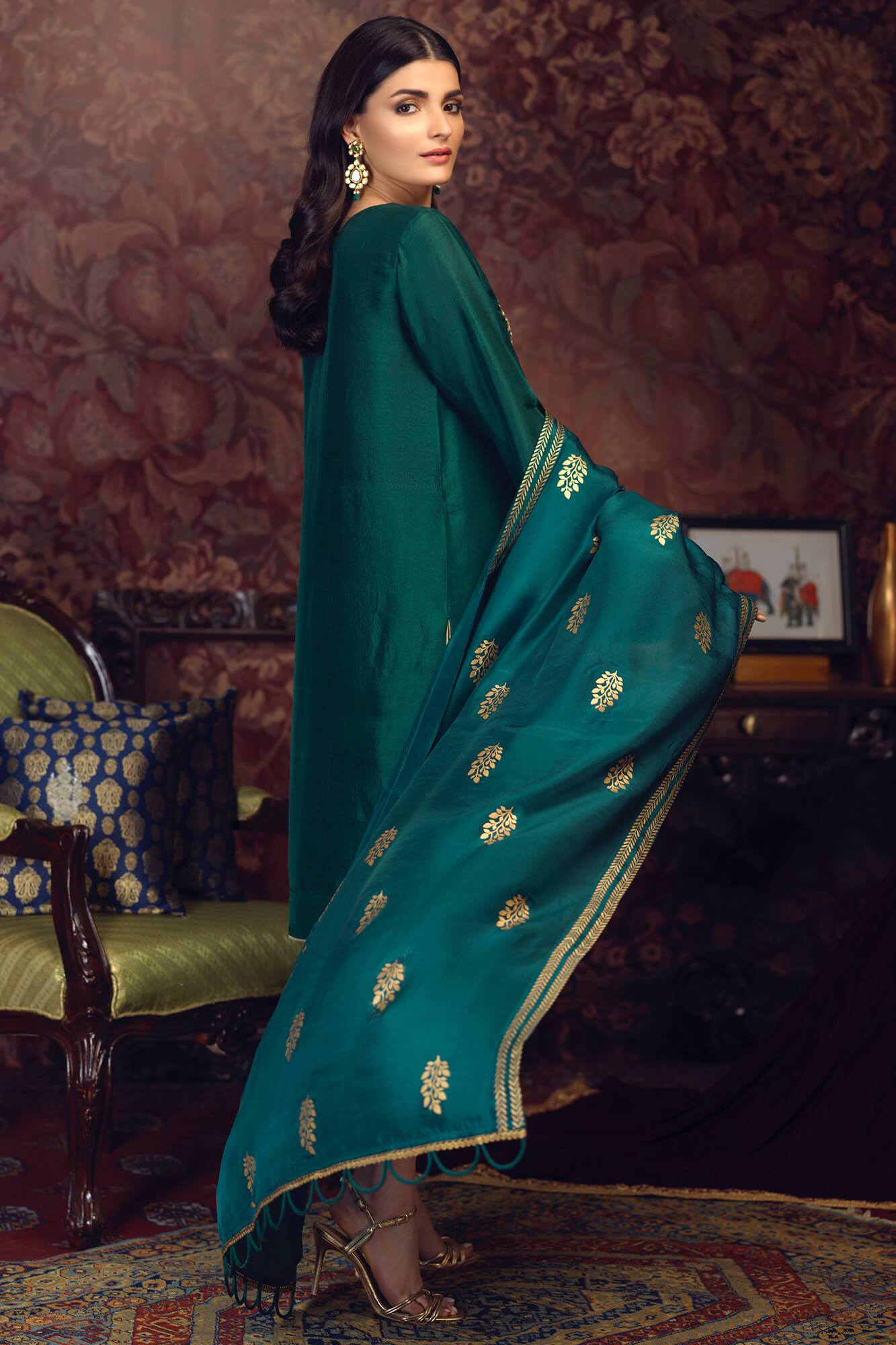 Arzish By Zaaviay Stitched Amaani A (Three Piece)