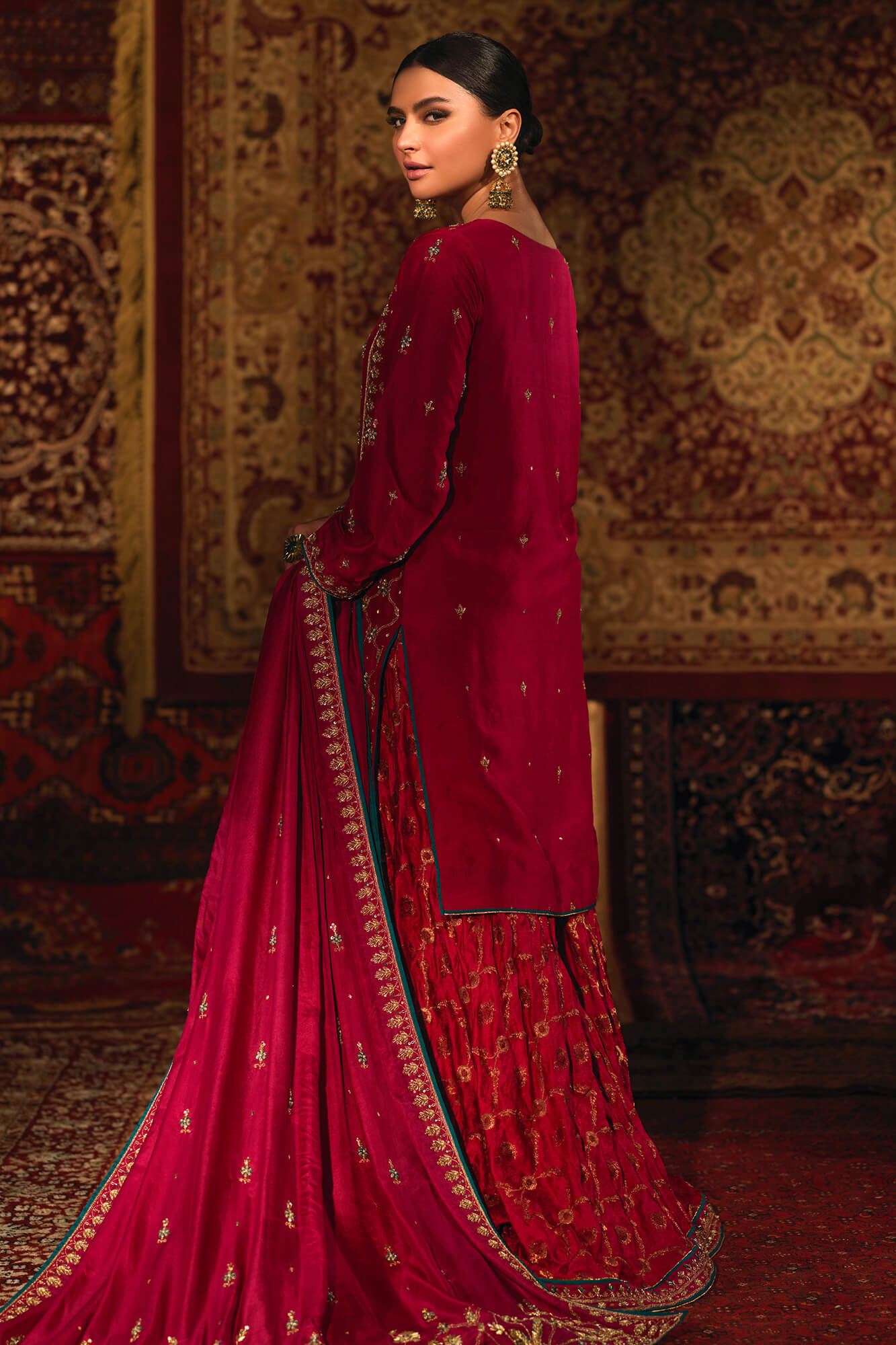 Zehnaseeb By Zaaviay Unstitched Ghazal