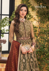 Asim Jofa Designers Limited Edition Ajled-06 Embroidered Stitched 3 Pcs