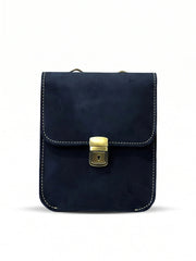 Bag X Leather Cross Body Bag Nubuck Black