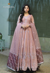Asim Jofa Festive Jashn Ajfc-54 Embroidered Organza 3 Pcs