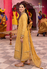 Asim Jofa Dastaan Ajda-04 Embroidered Paper Cotton 3 Pcs