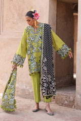 Elan Unstitched 3 Piece Luxury Lawn Collection'2025-03-A-Solene