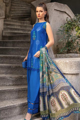 M Prints By Maria B Unstitched 3 Piece Cambric Fall Edit Suit-MPT-2303-A
