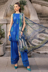 M Prints By Maria B Unstitched 3 Piece Cambric Fall Edit Suit-MPT-2303-A