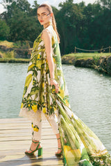 M.Prints By Maria B Unstitched 3 Piece Spring Summer Suit-03-A