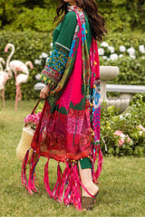Siraa Lawn By Sadaf Fawad Khan Unstitched 3 Piece Emb Lawn Vol-02 Suit-03-Ada-A