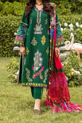 Siraa Lawn By Sadaf Fawad Khan Unstitched 3 Piece Emb Lawn Vol-02 Suit-03-Ada-A