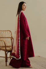 COCO By Zara Shah Jahan Unstitched 3 Piece Lawn Drop 2 Suit-03-B-Luleh