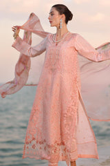 Noor By Saadia Asad Unstitched 3 Piece Eid Luxury Laserkari Suit-03-B