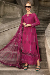 M Prints By Maria B Unstitched 3 Piece Cambric Fall Edit Suit-MPT-2303-B