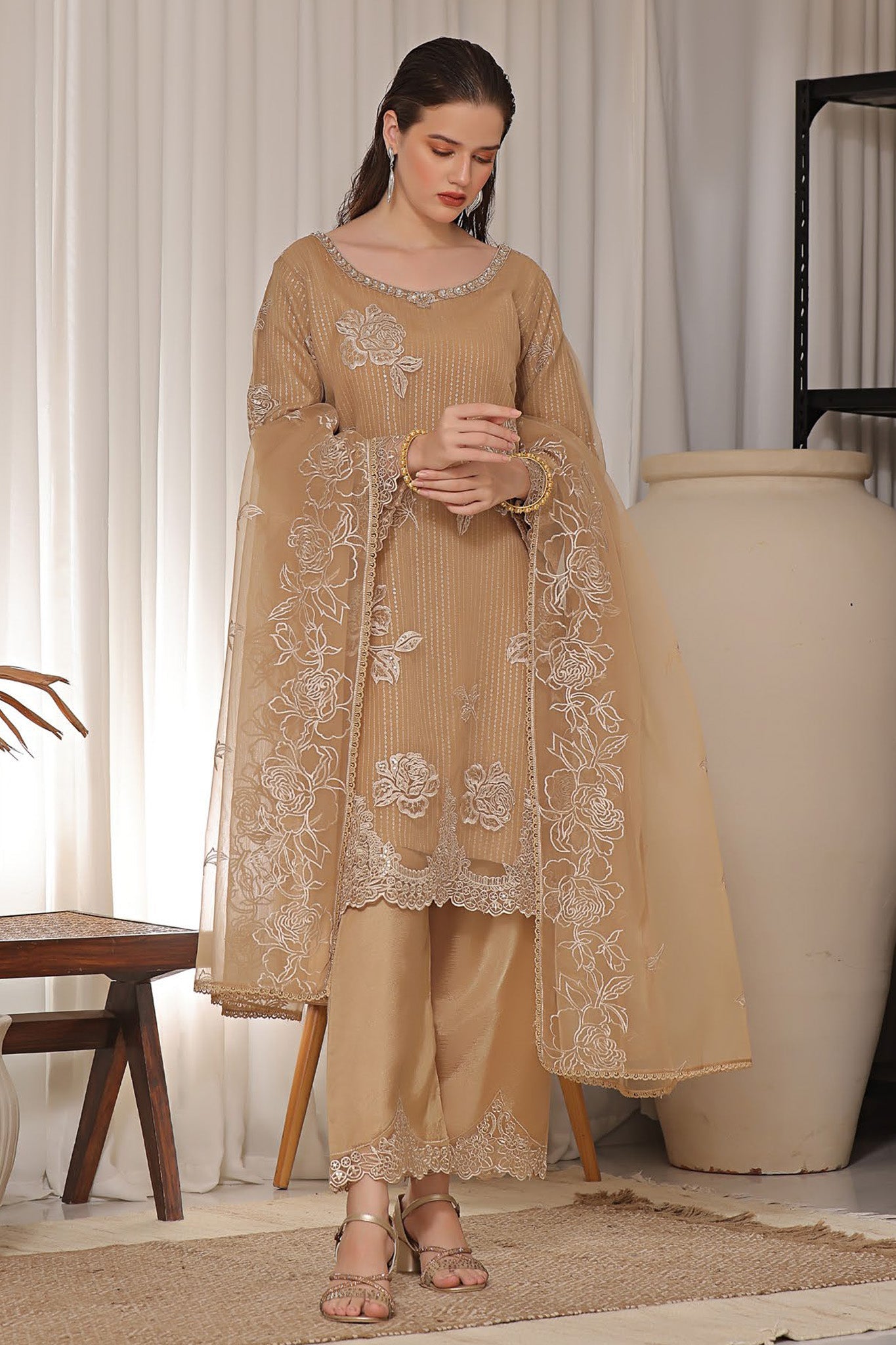 Dhaaga By Guzel Stitched 3 Piece Festive Formals Collection'2024-03-Dhanak