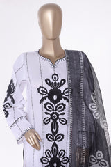 Khombi Stitched 3 Piece Luxury Cotton Collection'2025-J-401-OW