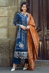 Broadway By Mushq Unstitched 3 Piece Winter Suit-MWI-03-Sweet Surrender