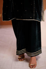 Bagh-E-Makhmal Separates By Zaaviay Stitched Gulshan Loose Fit Izaar