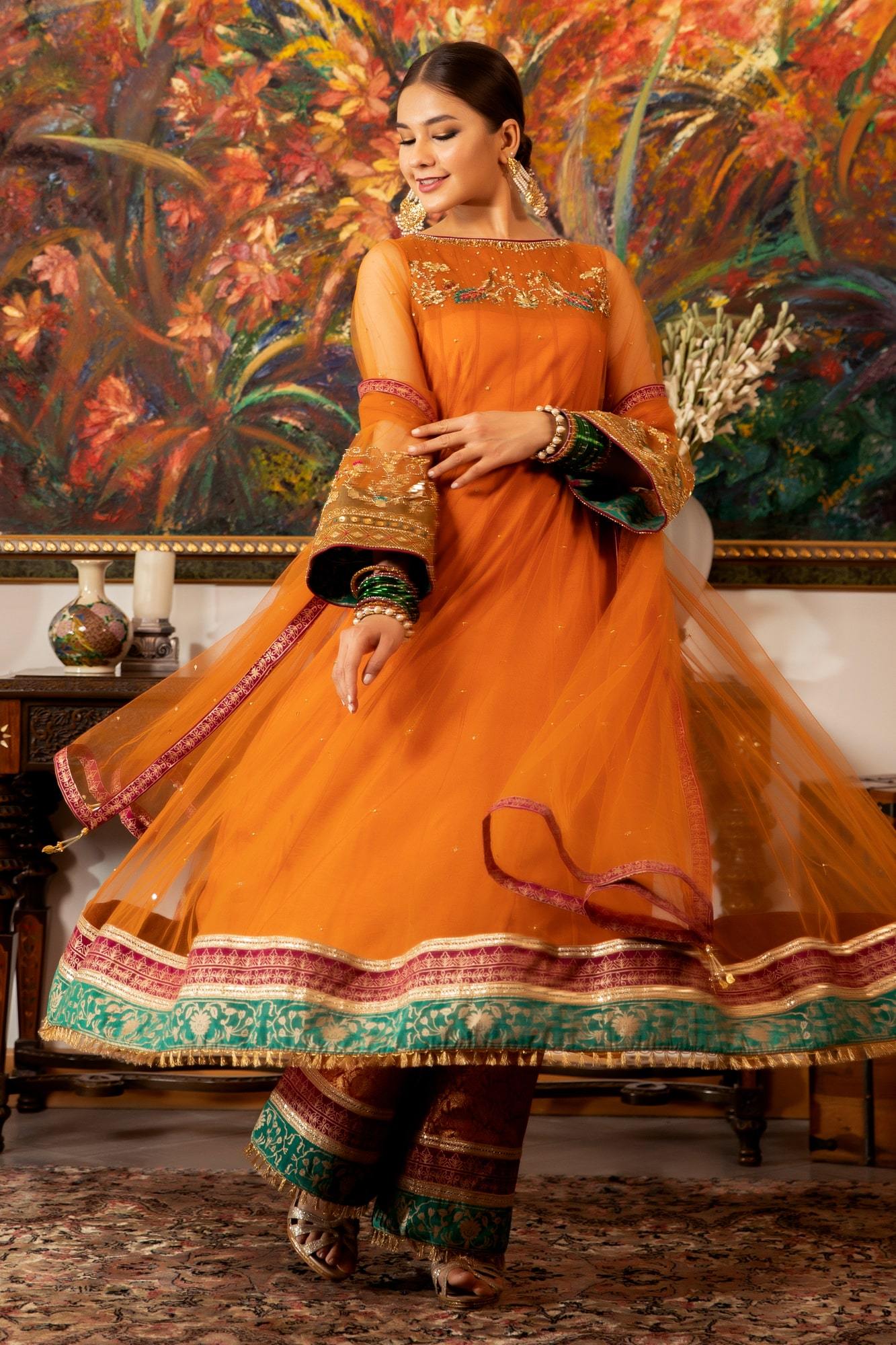 Neher By Zaaviay Stitched Genda Phool (Ready To Wear - Three Piece)