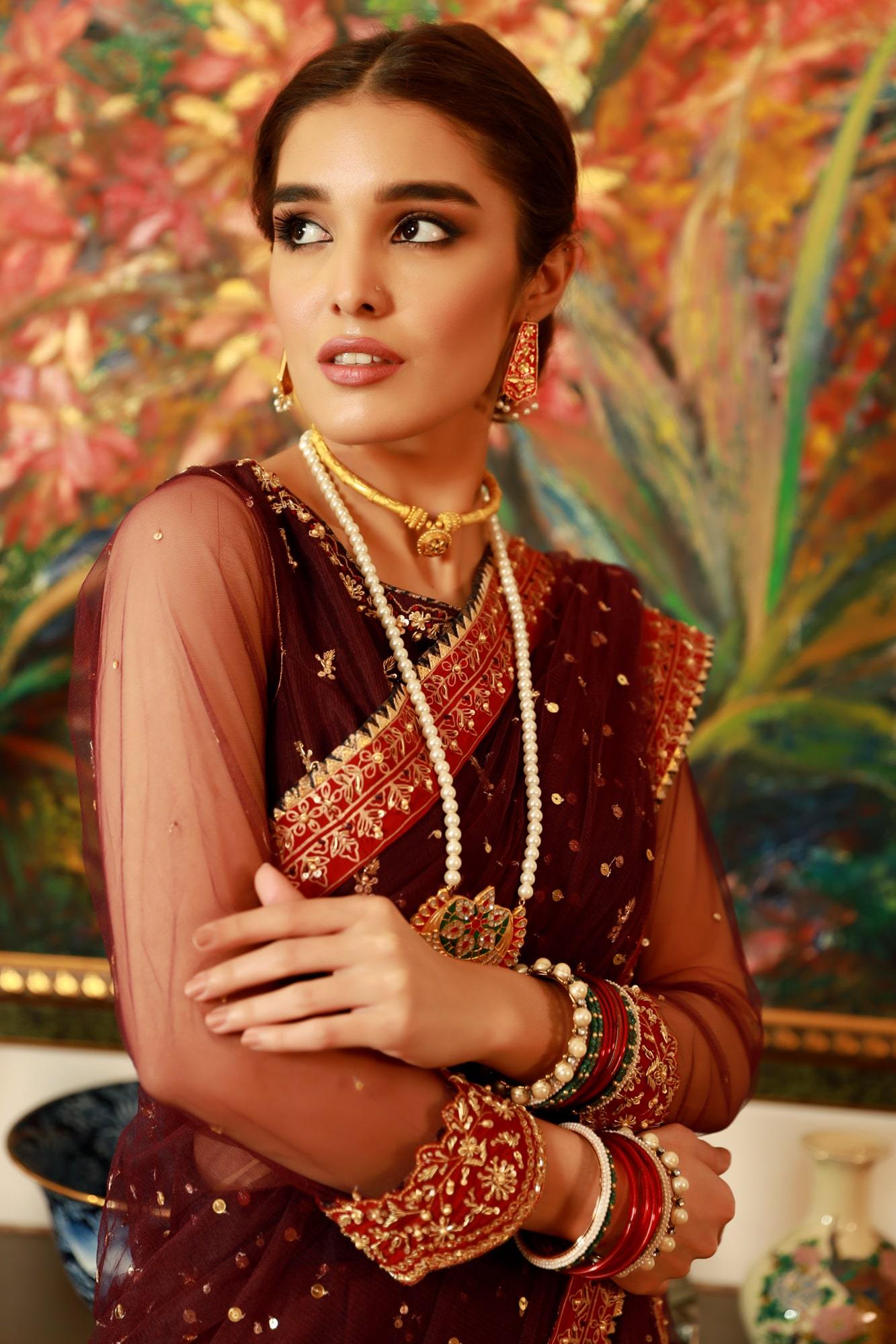 Neher By Zaaviay Stitched Shadmani (Ready To Wear - Three Piece)