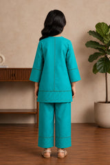 Aroob Stiched 2 Piece Elegant Fit Solids Suit-D-0300-GREEN