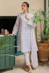 Seher By Cross Stitch Unstitched 3 Piece Cambric Collection'2022-03-Lavender Viola
