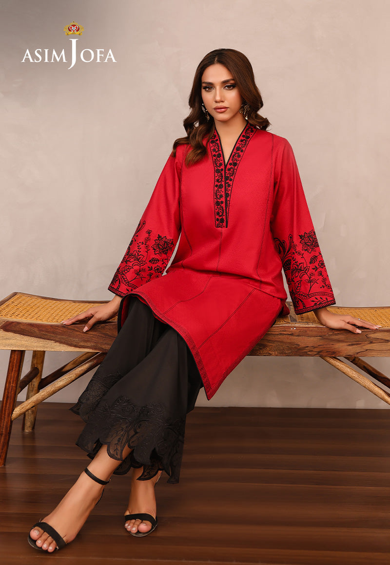 Asim Jofa Basic Pret Ajpe-50 Embroidered Dobby 1Pc