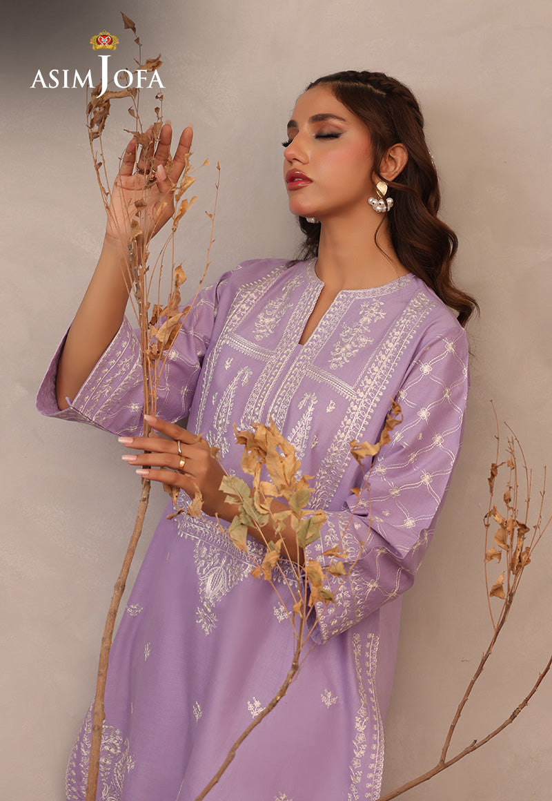 Asim Jofa Essential Pret Drop 7 Ajlpj-02 Embroidered Cambric 2Pc
