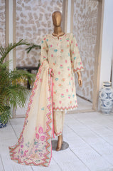 Oswah By Suntex Stitched 3 Piece Printed Lawn Suit-OS-2681