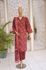 Oswah By Suntex Stitched 3 Piece Printed Lawn Suit-OS-2678