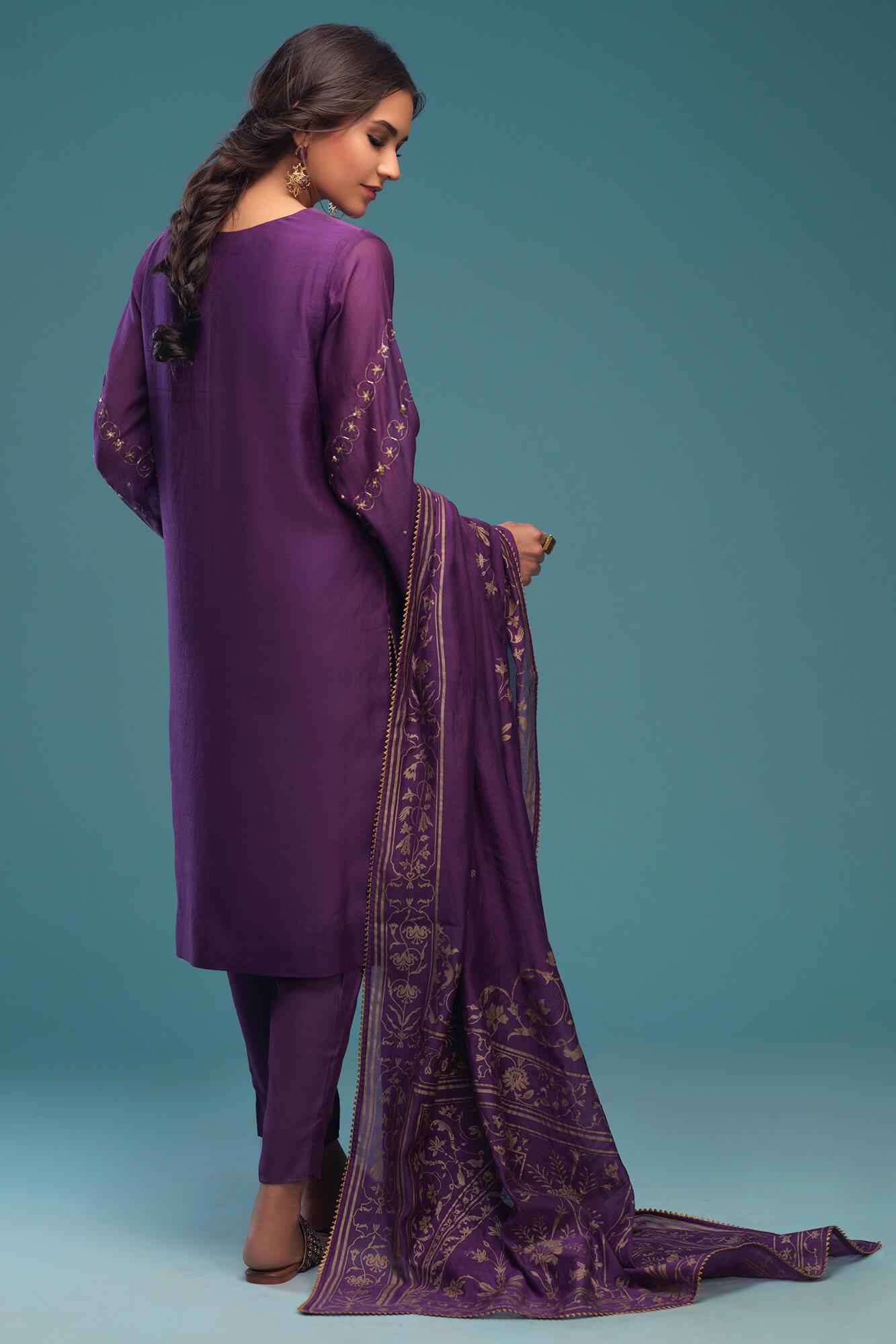 Aaina By Zaaviay Stitched Naveen (Three Piece)