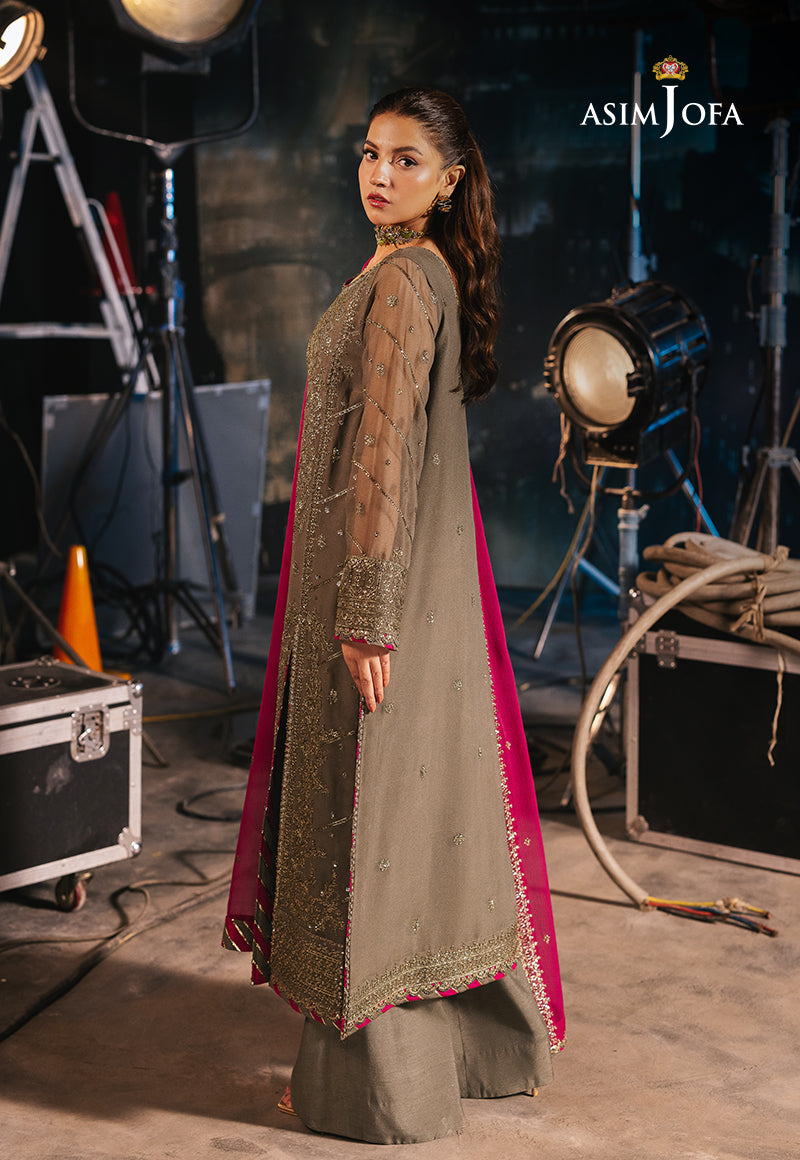 Asim Jofa LUXURY FESTIVE DROP 2 Ajlf-06 Embroidered Chiffon 3 Pcs