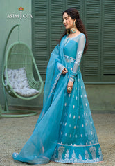 Asim Jofa Festive Jashn Ajfc-43 Embroidered Organza 3 Pcs
